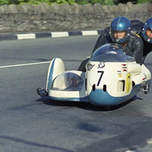 Siegfried Schauzu & Wolfgang Kalauch (BMW) 1973 750 Sidecar TT
