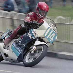 Bill Simpson (Suzuki) 1986 Production D TT
