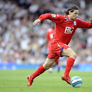 Mauro Zarate in Action: Birmingham City vs. Fulham, Premier League (03-05-2008, Craven Cottage)