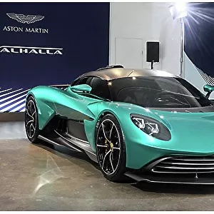 Aston Martin Valhalla (at Australian launch) 2022 Green and grey