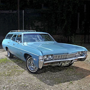 Chevrolet Bel Air Wagon (Estate) 1968 Blue light