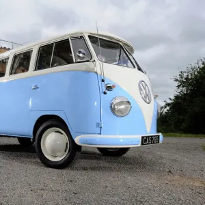 VW Classic Camper van 1958 blue white