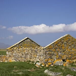 Old abandoned croft, South Uist, Outer Hebrides, Scotland