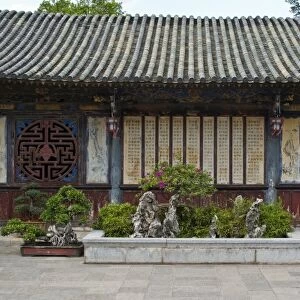 Asia, China, Yunnan, Jianshui. Ancestral Hall view in Zhu Family Garden