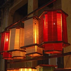 Asia, Vietnam. Fabric lanterns, Hoi An, Quang Nam Province