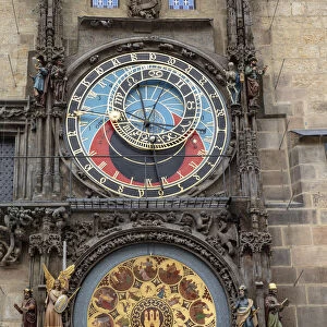 Astronomical Clock Tower in Prague, Czech Republic