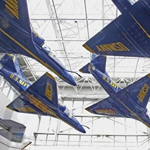 Blue Angels exhibit at National Museum of Naval Aviation Pensacola, Florida