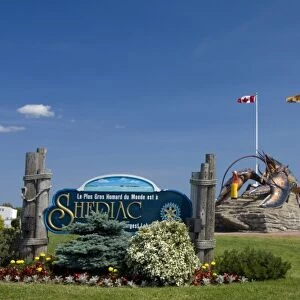 Canada, New Brunswick, Shediac. Know as the lobster capital of Canada, largest lobster