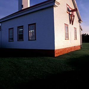 Canada, Quebec, Gaspe. Metis Sur Mer Lighthouse, Grand Metis