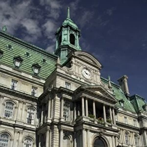 Canada, Quebec, Montreal. Heart of Old Montreal, Jacques Cartier Square, City Hall