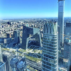 China World Trade Center, Z15 Tower. CCTV Pants Building, Guamao Central Business District
