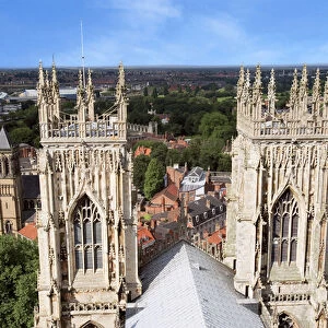 City of York, York Minster, cathedral, the biggest gothic building in northern Europe