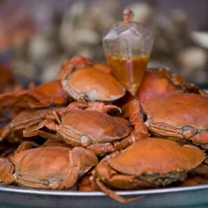 Crabs in Bangkok food Market