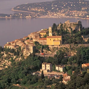 EU, France, Cote D Azur / French Riviera, Eze town, morning