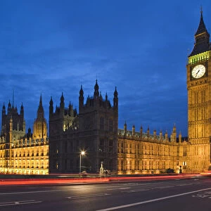 Europe, England, London. Big Ben and Palace of Westminster