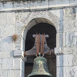 Europe, Portugal, bronze bell, Igreja de Sao Sebastiao da Pedreira