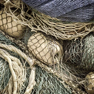 Fishing nets, Burano, Veneto, Italy