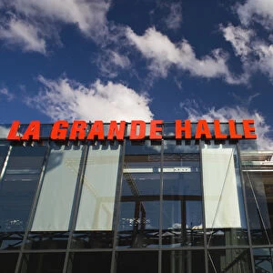 France, Paris, Parc de la Villette, La Grande Hall exhibition hall