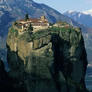 Greece, Meteora, Roussanou Monastery