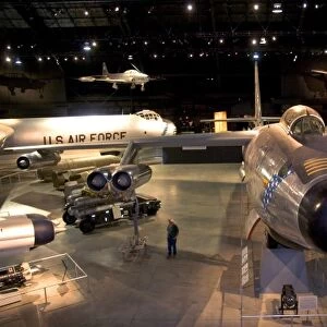 Interior image of the United States Air Force Museum on Wright Patterson Air Force Base at Dayton