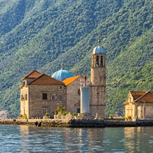 Our Lady of the Rocks, an artificial island, with the Roman Catholic Church of Our Lady