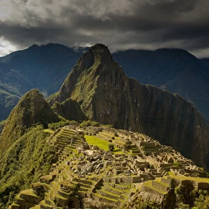 Machu Picchu, ancient ruins, UNESCO world heritage site, Peru, South America