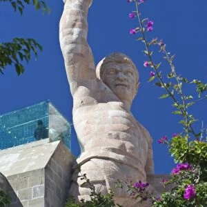 Mexico, Guanajuato, Guanajuato, Statue of El Pipila