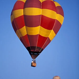 North America, USA, WA, Kent Hot Air Balloons in flight Summer