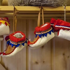 Norway, Honningsvag, North Cape. The Northern most city in Europe. Sami handicraft center