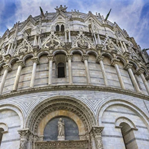 Pisa Baptistery of St. John, Tuscany, Italy. Completed in 1363
