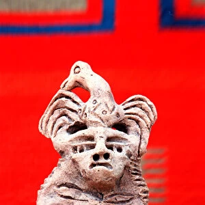 Pre-hispanic artifact, possibly Zapotec god