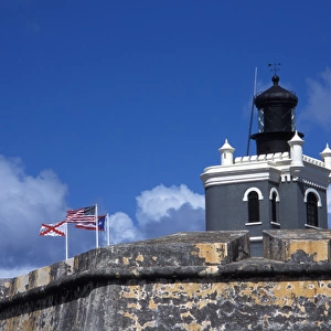 Puerto Rico, Old San Juan. El Morro Fortress (1500 s)