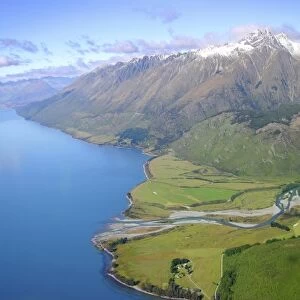 Queenstown, New Zealand. A helicopter ride around Queenstown shows stunning views