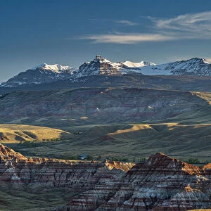 Ramshorn Mountain and Badlands near Dubois, Wyoming