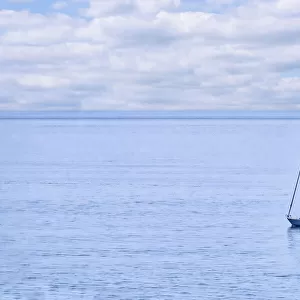 Sailboat on Nahant Bay, Massachusetts
