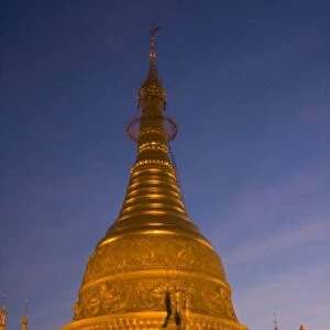 Shwe Myin Tin Temple, dusk, Make Tehi Lar, approximately 500 km north of Yangon