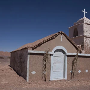 A small, abandoned church outside of San Pedro de Atacama