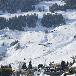 SWITZERLAND-Wallis / Valais-VERBIER: Ski Resort / Winter Town View