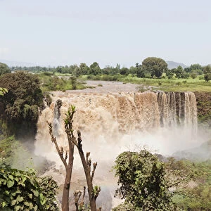 Tis Isat, the waterfall of the Blue Nile in Ethiopia