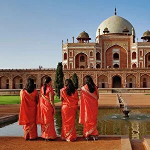 India Heritage Sites Greetings Card Collection: Humayun's Tomb, Delhi