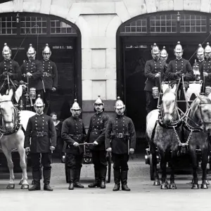 A 1900 Print of the LCC-MFB Red Cross Street Fire Station A 1900 Print of the LCC-MFB Red Cross Street Fire Station
