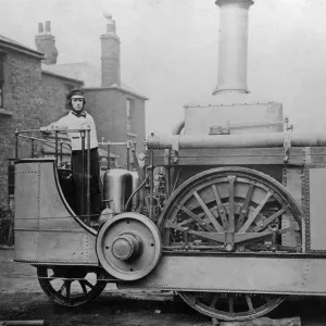 Roberts self-propelling fire engine