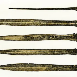 Celtic Bronze Swords Print Celtic Bronze Swords Print