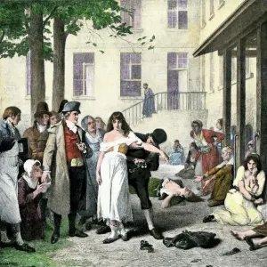 Pinel Releases Mental Patients from Shackles Print