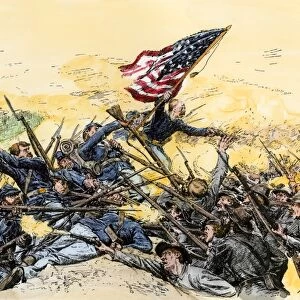 Hand-to-hand combat, Battle of the Wilderness, Civil War