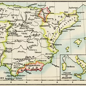 Spain Fine Art Print Collection: Maps