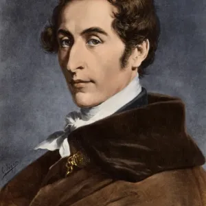 Carl Maria von Weber Print - Digitally tinted photograph of a painting Carl Maria von Weber Print - Digitally tinted photograph of a painting