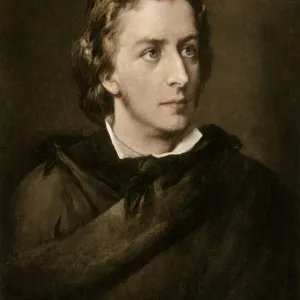 Frederic Chopin Print - Photogravure Portrait Frederic Chopin Print - Photogravure Portrait