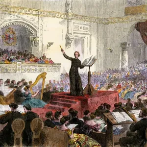 Franz Liszt Conducting Print Franz Liszt Conducting Print