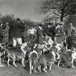 Crowhurst Otter hounds, 1927